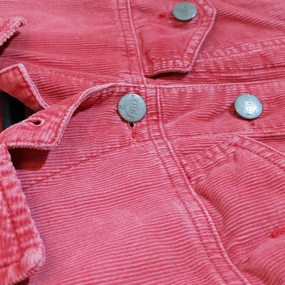 French Connection Pink Corduroy Jacket Valentines Day! - Picture 5 of 16